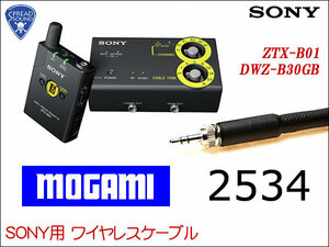 SONY DWZ-B30GB ワイヤレス用 ギターケーブル MOGAMI 2534 TA4f①