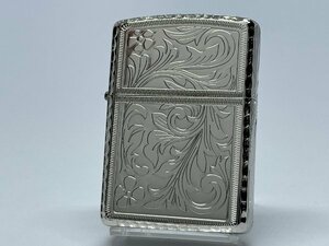 送料無料 ZIPPO[ジッポー]アーマー５面加工 KING プラチナメッキ