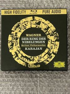 カラヤン ベルリン・フィル ワーグナー「ニーベルングの指環」全曲 Blu-ray Audio Disc 中古品