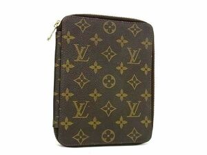 1円 ■美品■ LOUIS VUITTON ルイヴィトン モノグラム パスポートケース マルチケース レディース メンズ ブラウン系 FA7764