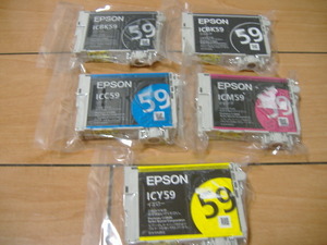 EPSON IC5CL59 インクカートリッジカラー 4色5本セット