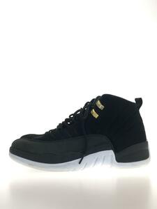 NIKE◆AIR JORDAN 12 RETRO/エアジョーダン12レトロ/ブラック/130690-017/28.5cm/B