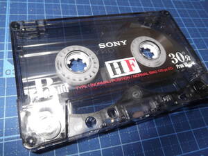 使用済み 中古 カセットテープ　SONYHF30　　ノーマル　 Type1　30分 1本 　爪あり　No.8018