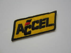 ACCEL accel アクセル レーシング ロゴ ワッペン/ 刺繍 エンブレム レーシング F1 自動車 NASCAR 57