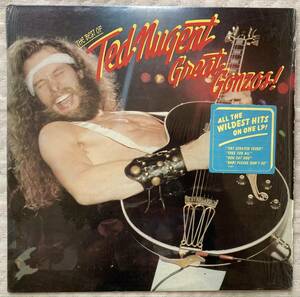 USA Orig シュリンク付美品LP テッドニュージェント TED NUGENT / Great Gonzos The Best of (EPIC 1981)