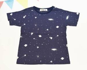 【Geewhiz】新品タグ付!半袖Tシャツ*宇宙とGHOST*１３０ｃｍ*キッズ★ジーウィズ★通学にも♪