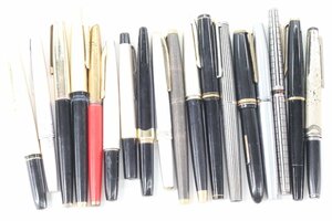 【18点】 MONTBLANC PARKER PLATINUM PILOT 等 万年筆 ペン先 14K 18K 22K 刻印 文具 筆記用具 まとめ 4626-B