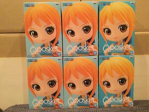 ワンピース ONE PIECE Qposket おナミ Aカラー×4個 Bカラー×2個 セット Q posket ナミ フィギュア プライズ 新品 未開封 同梱可