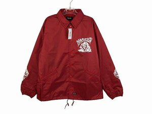 MASSES×PORKCHOP NYLON JKT ナイロンコーチジャケット メンズ サイズ : XL アウター レッド