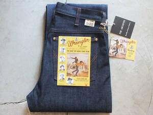 新品 W33 Wrangler ARCHIVES 11MW WESTERN SADDLE PANTS 1951MODEL RIGID ラングラー アーカイブス 生デニム 左綾 復刻 日本製