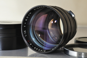 ★★極上品 Nippon Kogaku NIKKOR-S.C 8.5cm 85mm F/1.5 Lens Nikon S Mount♪♪#5654