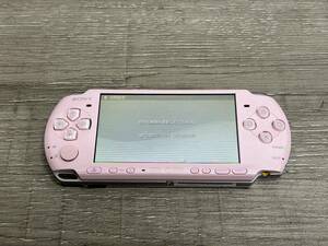 ☆ PSP ☆ プレイステーションポータブル PSP-3000 ブロッサムピンク 動作品 本体のみ Playstation Portable バッテリー欠品 9047