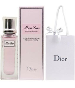 新品 クリスチャン ディオール ミスディオール　ブルーミングブーケ ローラーパール 20ml Dior 巾着 ショッパー Miss Dior 