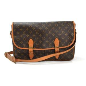 H.ONw 1円スタート LOUIS VUITTON ルイヴィトン ショルダーバッグ ジベシエール GM M42246 モノグラム