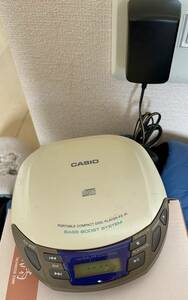 ★カシオ　CASIO ポータブルＣＤ　プレーヤー　PZ-J５　中古品