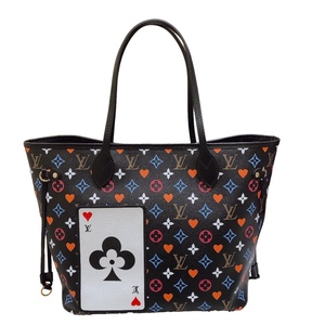 ルイ・ヴィトン LOUIS VUITTON ゲームオン　ネヴァーフルMM M57483 コーティングキャンバス トートバッグ レディース 中古