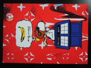A4 額付き ポスター Snoopy Flying Ace ダンキン Andy Warhol バナナ LV モノグラム