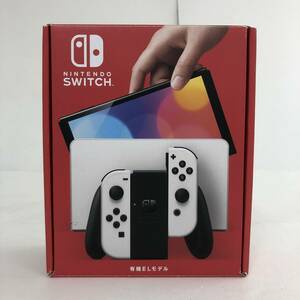 【1円～】Nintendo Switch ニンテンドースイッチ 有機ELモデル ホワイト 本体セット 動作確認済み ※傷み有【中古品】