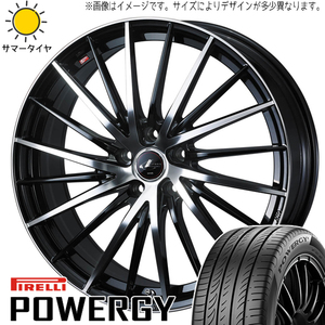 クロスオーバー J50 NJ50 225/55R18 ピレリ パワジー レオニス FR 18インチ 8.0J +45 5H114.3P サマータイヤ ホイール 4本SET