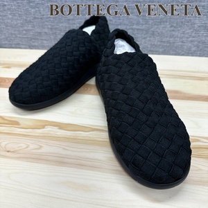 ボッテガヴェネタ BOTTEGA VENETA スリッポン スニーカー イントレチャート ブラック 38