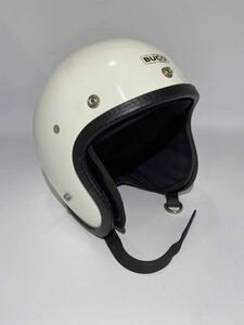 レア Buco ブコ Enduro エンデューロ ホワイト 白 スクエア デカール Sシェル 〜 Mシェル ビンテージ ヘルメット 60s 70s vintage helmet