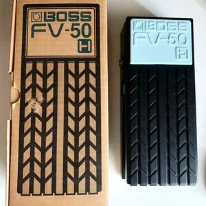 デッドストック 新品状態 動作品 BOSS FV-50H ボス ボリュームペダル 箱 説明書付
