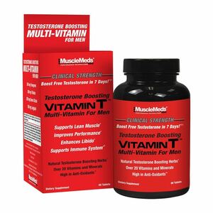 ★国内未発売★ Muscle Meds社 スーパーマルチビタミン Vitamin T 90錠(一ヶ月分) ＋テストステロンブースター成分配合★トレーニー向け★