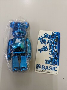 中袋未開封 シリーズ23 BASIC K BE@RBRICK ベアブリック メディコムトイ ベーシック MEDICOMTOY メタリック ブルー 2011 カードあり クーペ