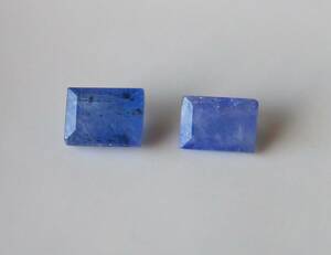 7 ct 天然石　タンザナイト　　ルース　2個セット