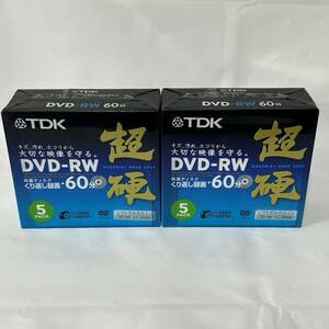 未開封　TDK DVD-RW 60分　超硬　5パック×2