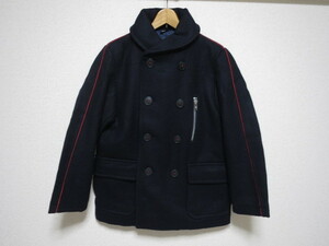 APPLEBUM アップルバム MACKINAW COAT マッキーノコート 紺 M~L寸 ピーコート Pコート トライアングルオー検）バックチャンネル