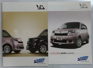 bB　(QNC21, QNC25, QNC20)　車体カタログ＋アクセサリーカタログ　ビービー　2011年11月　古本・即決・送料無料　管理№3097M