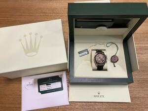 ROLEX 116515LN デイトナ チョコ アラビア 付属品完備 ロレックス