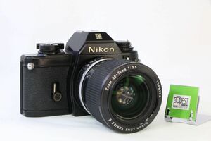 【同梱歓迎】実用■Nikon EM ブラック / Nikon Ai-S SERIES E Zoom 36-72mm F3.5■リトルニコン■オート・露出計完動■H1