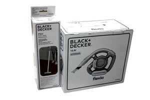 BLACK ＋ DECKER flexiⅡ コードレスクリーナー PD1420LB フロアヘッドアタッチメント (PDA01) 付 ブラック＆デッカー 新品 未使用品 a5321