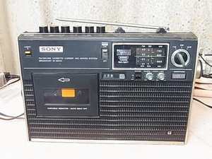 ☆♪ SONY 【CF-1780】 ラジカセ 通電確認、ラジオ受信可能 画像からご判断ください 管理23021039