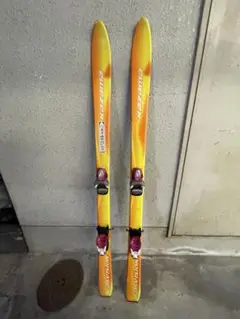 カザマ　KAZAMA キッズ　スキー板ストックセット