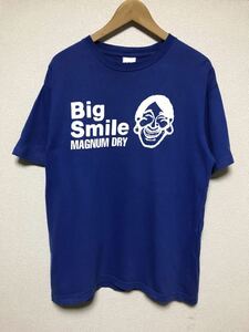 MAGNUM DRY マグナム ドライ 松井秀喜 Big Smile Tシャツ 青 ブルー