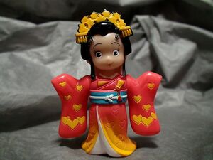 あんみつ姫②火20 当時物 スタジオぴえろ ソフビ 人形 1986年「検 時代劇 おニャン子クラブ バンダイ ポピー タケミ タカトク