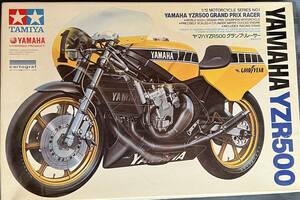 1/12 タミヤ製　ヤマハ　YZR500 1980年　K.ロバーツ　B.シーン J.チェコット　未組み立て