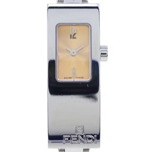 FENDI フェンディ 3300L 腕時計 SS クオーツ アナログ表示 レディース オレンジ文字盤【I120224029】中古