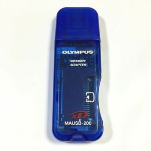 ★動作確認済、保証付★OLYMPUS オリンパス xDピクチャーカード用USBリーダー MAUSB-200