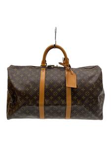 LOUIS VUITTON◆キーポル50_モノグラム・キャンバス_BRW/PVC/BRW/M41426