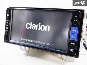 保証付 Clarion クラリオン メモリーナビ NX712W 地図2012年 Bluetooth CD DVD 地デジ カーナビ B21W デイズルークスにて使用 ETC付 棚D2