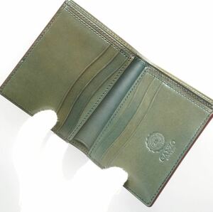 レア 新品同様 GANZO コードバン ルチダ 二つ折り財布 ガンゾ / 札入れ カードケース 本革 レザー 財布
