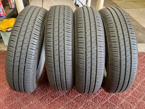 DF5463■155/65R14 75H　4本価格　BRIDGESTONE Ecopia NH100C　送料無料 夏 ’20年 8分山 ワゴンR ムーブ デイズ パレット タント N-BOX