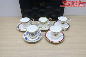 NOSTALGIE ISTANBUL ORIENT EXPRESS オリエント急行 桃山陶器 カップ＆ソーサー 5客セット 富岡店