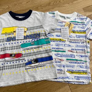 デンタマ　半袖Tシャツ　ドクターイエロー　ハヤブサ　コマチ　120