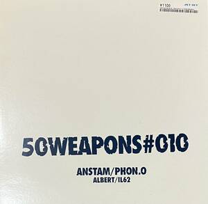 [ 10 / レコード ] Anstam / Phon.o / Albert / II62 ( Techno / Bass ) 50Weapons テクノ ベース