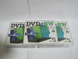 DVD-RW 4.7GB TDK PC記録用　7枚